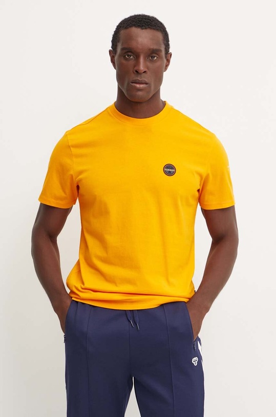 Oblečení Bavlněné tričko Napapijri S-Badge NP0A4I3NA671 oranžová