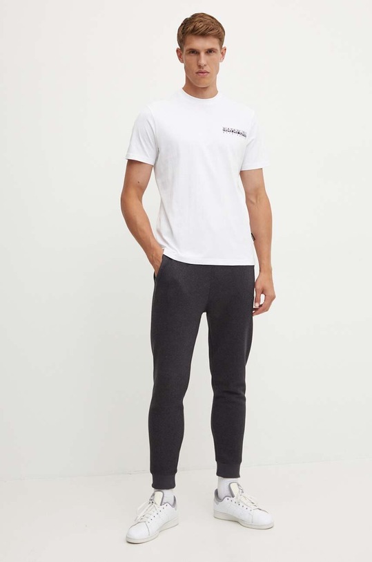 Bavlněné tričko Napapijri S-Aleen NP0A4IN70021 bílá AW24