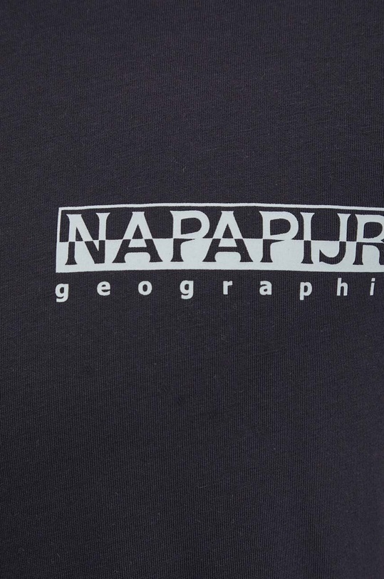 Bavlněné tričko Napapijri S-Mele NP0A4IN40411 černá