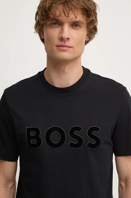 BOSS t-shirt in cotone nero 50527338