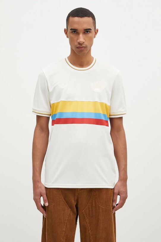 adidas t-shirt Anniversary Jersey Planet friendly beige IT2743