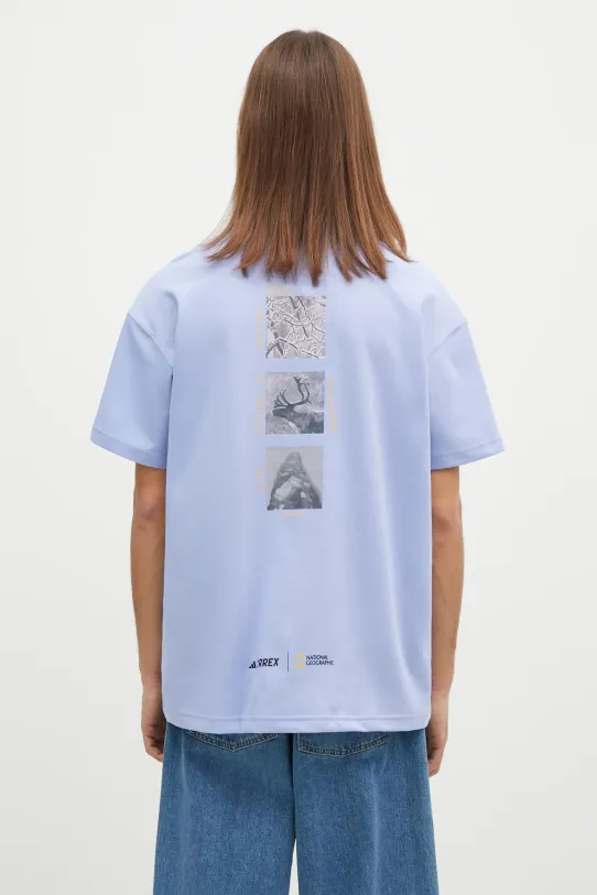 adidas t-shirt Nattional Geographic Unitefit GFX other blue IX5615