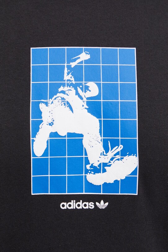 adidas Originals t-shirt bawełniany GRFX Tee IY2080 czarny