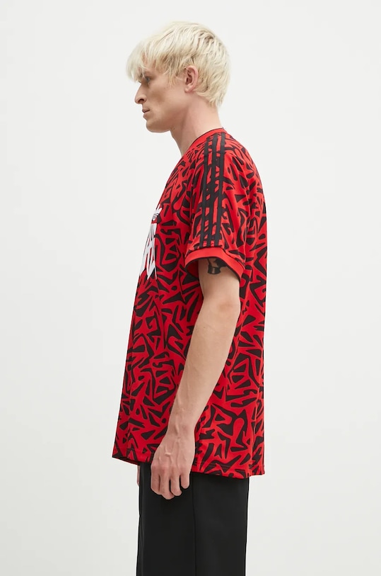 Μπλουζάκι adidas Originals AOP Jersey IZ4833 κόκκινο AW24