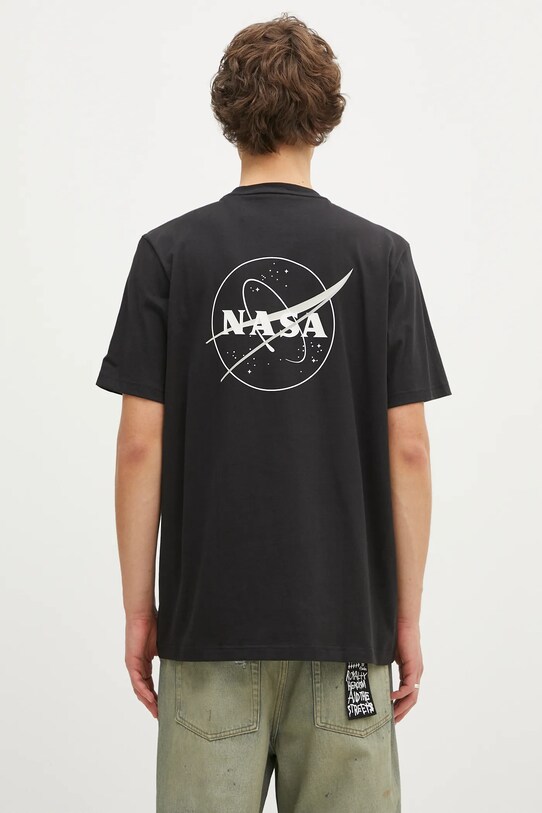 Îmbrăcăminte adidas tricou din bumbac Juventus x NASA Tee JE3133 negru