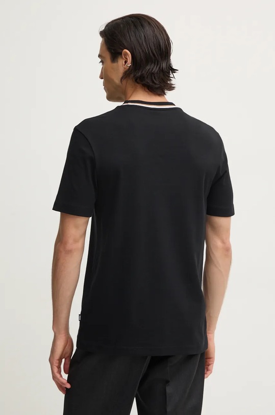 Oblečení Bavlněné tričko BOSS 50530089 černá