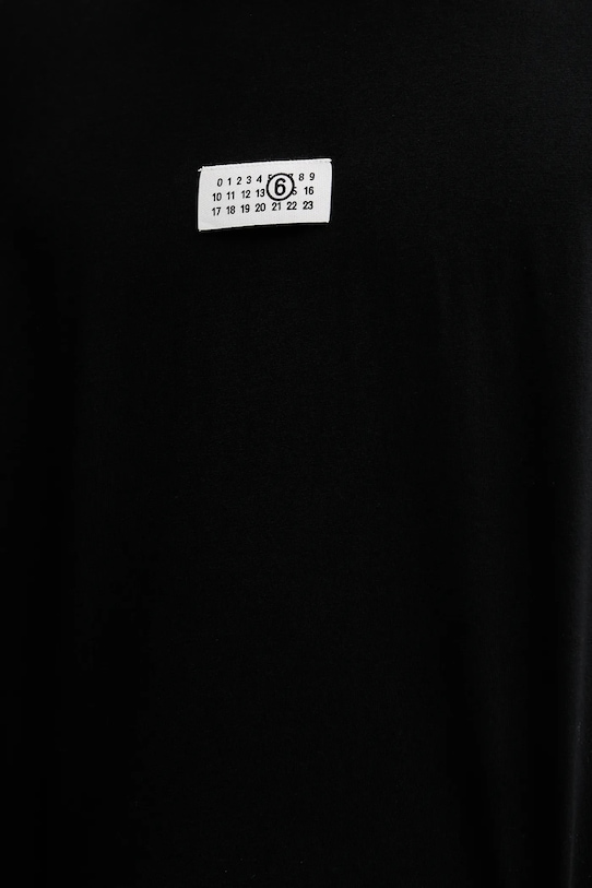 Бавовняний лонгслів MM6 Maison Margiela SH0GC0034.S24312 чорний