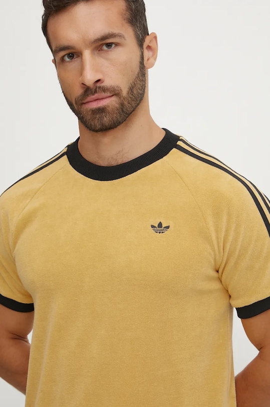 Μπλουζάκι adidas Originals Cali Tee κίτρινο JL9557