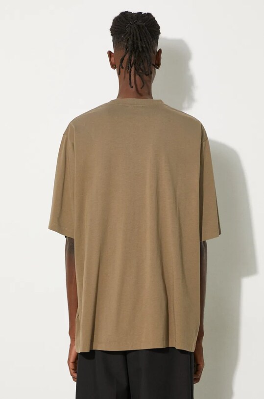 Одяг Бавовняна футболка Marcelo Burlon Bandana Cross Over Tee CMAA054F24JER0026E6F зелений