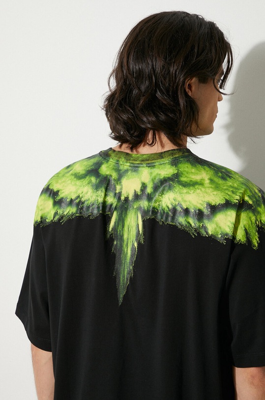 Хлопковая футболка Marcelo Burlon Colordust Wings Over Tee CMAA054F24JER0011055 чёрный