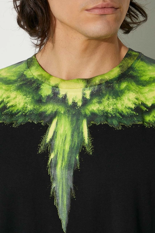 Marcelo Burlon tricou din bumbac Colordust Wings Over Tee CMAA054F24JER0011055