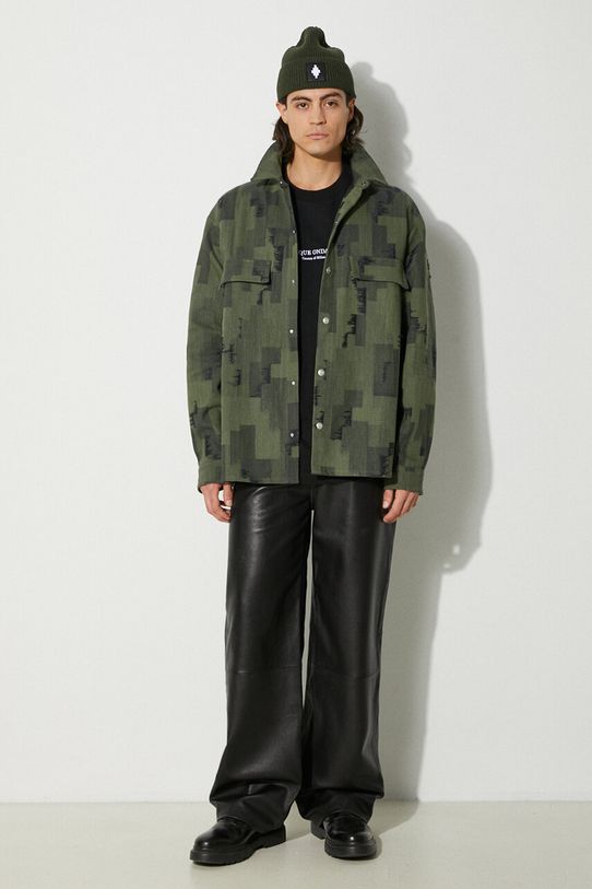 Памучна тениска Marcelo Burlon Que Onda Basic Tee CMAA056F24JER0071001 черен AW24