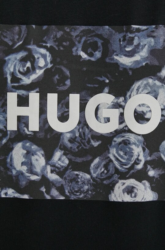 HUGO tricou din bumbac 50523999 negru