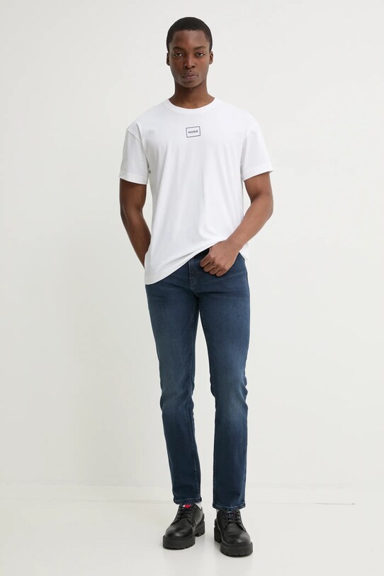 HUGO tricou lounge 50525236 alb SS25
