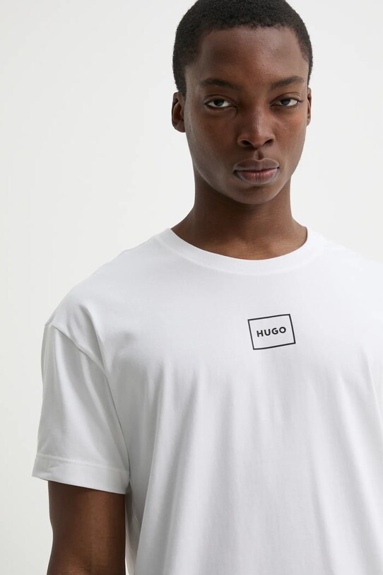 HUGO tricou lounge alb 50525236