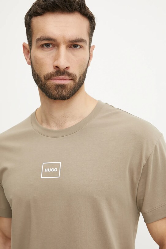 HUGO tricou lounge verde 50525236