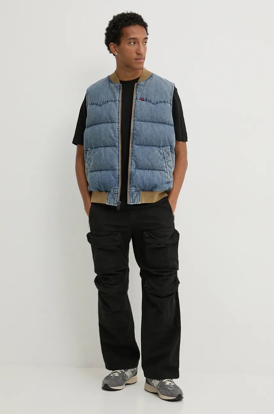 Бавовняна футболка Hugo Blue 50523782 чорний AW24