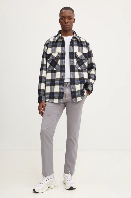 Бавовняна футболка Hugo Blue 50523830 білий AW24