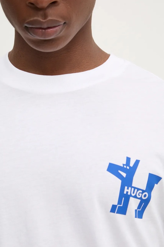 Бавовняна футболка Hugo Blue 50523830 білий