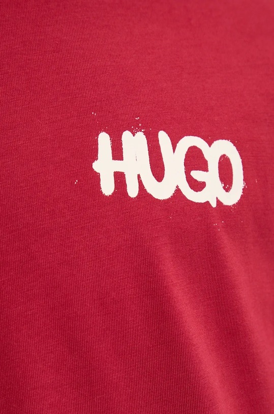 Бавовняна футболка Hugo Blue 50532295