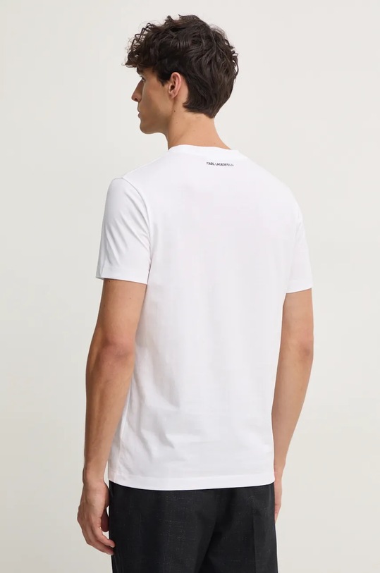 Odzież Karl Lagerfeld t-shirt bawełniany 544241.755061 biały