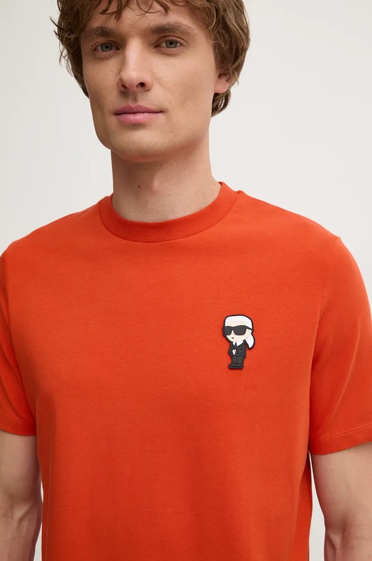 Majica kratkih rukava Karl Lagerfeld narančasta 544221.755027