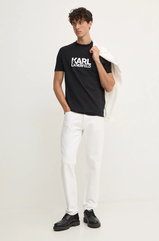 Karl Lagerfeld tricou 544235.755087 negru NC24