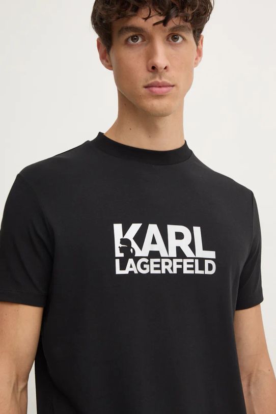 Karl Lagerfeld t-shirt czarny 544235.755087