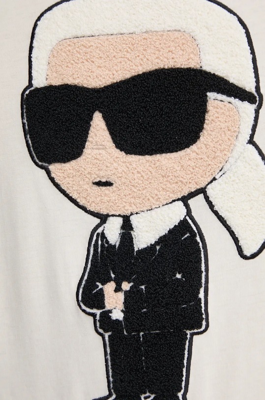 Karl Lagerfeld tricou din bumbac 544250.755075 bej