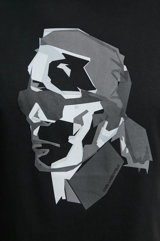 Karl Lagerfeld tricou din bumbac 544242.755060 negru