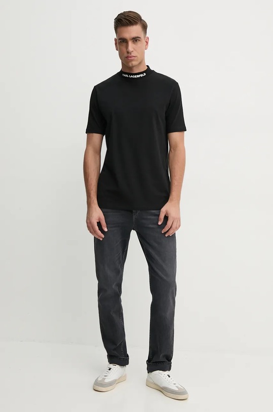 Karl Lagerfeld tricou 544221.755156 negru AW24