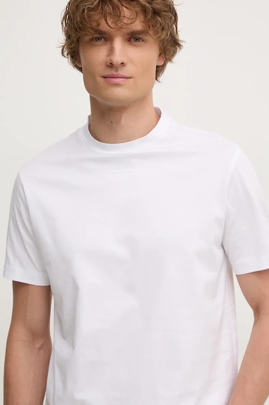 Дрехи Памучна тениска Karl Lagerfeld 544275.755015 бял