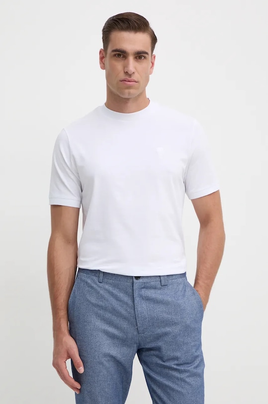 Karl Lagerfeld t-shirt applique bianco 544221.755055