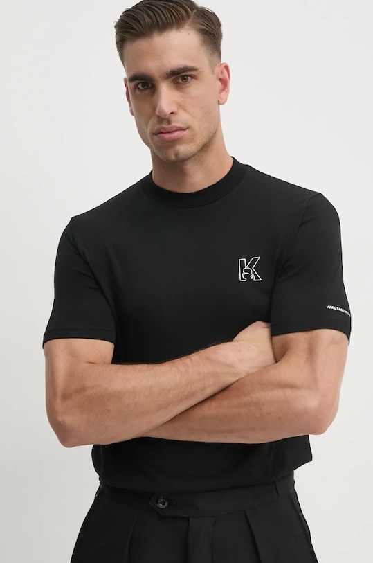 Tričko Karl Lagerfeld 544221.755030 černá AW24