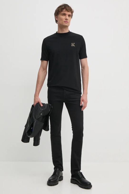 Karl Lagerfeld tricou 544221.755030 negru AW24