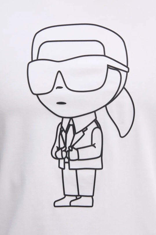 Karl Lagerfeld tricou 544221.755057 alb