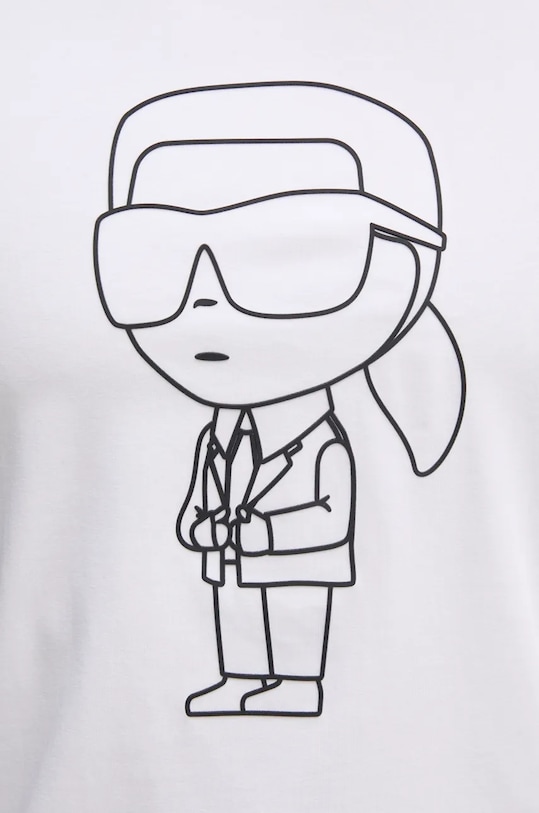 Karl Lagerfeld tricou 544221.755057 alb