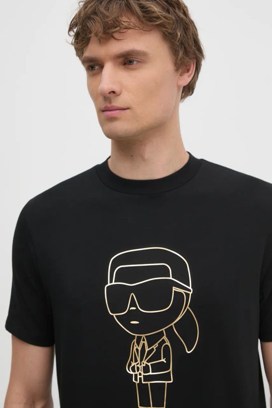 Karl Lagerfeld t-shirt czarny 544221.755057