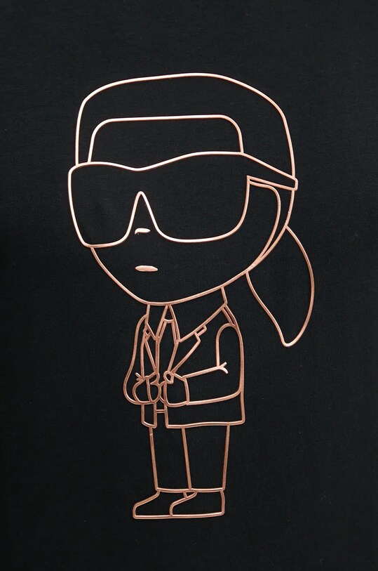 Karl Lagerfeld t-shirt 544221.755057 czarny