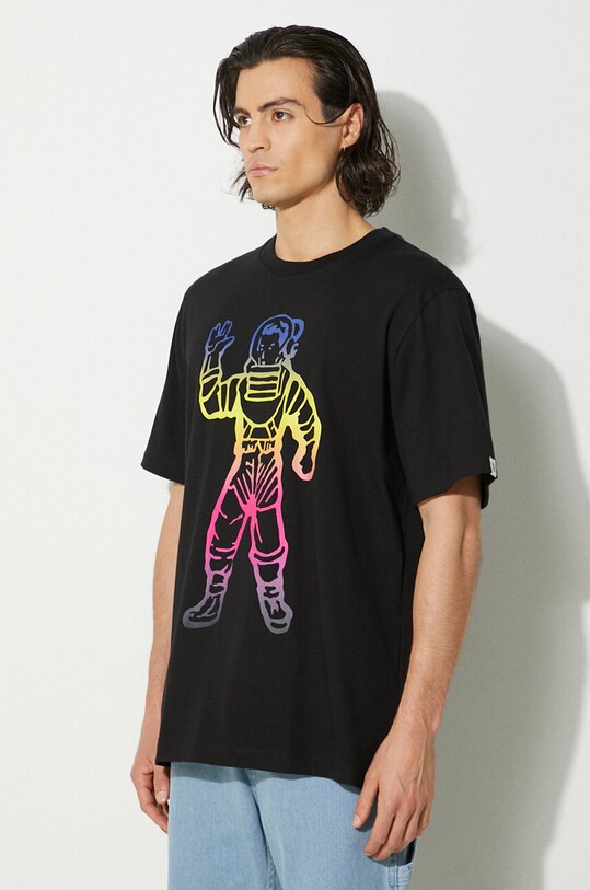 Billionaire Boys Club tricou din bumbac Standing Astro negru B24244