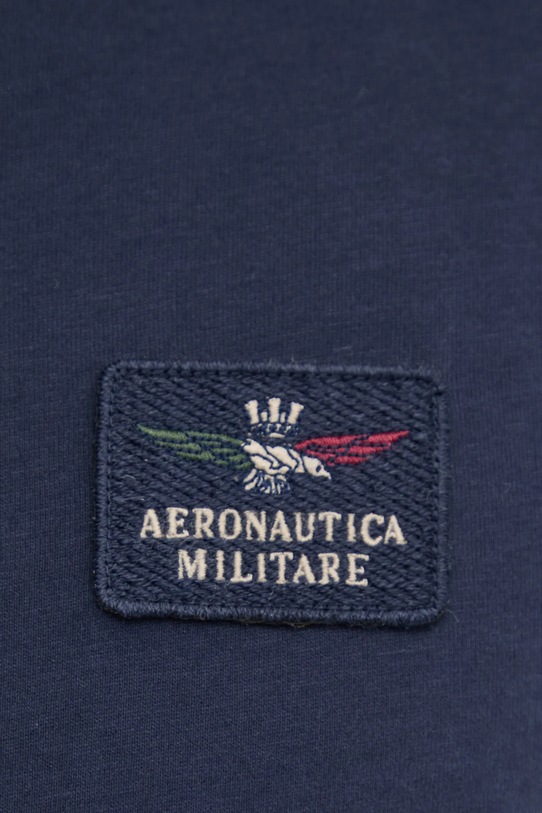 Bavlněné tričko Aeronautica Militare TS2333J662 námořnická modř