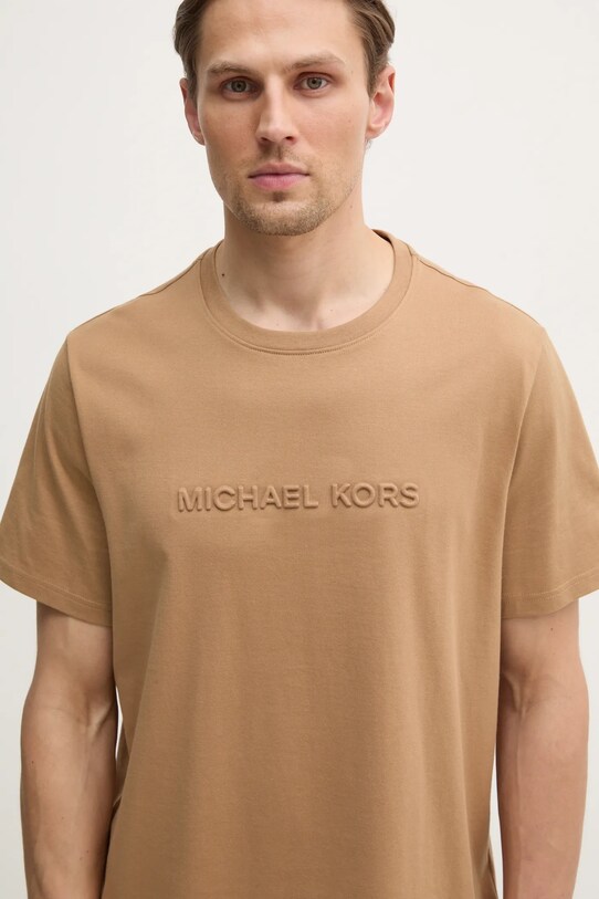 Michael Kors tricou din bumbac verde CF4529H1V2