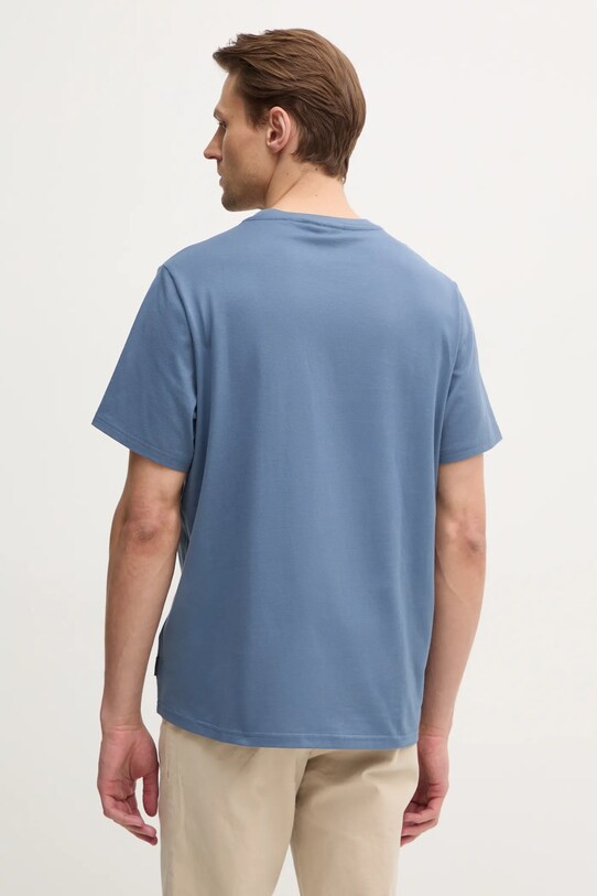 Îmbrăcăminte Michael Kors tricou din bumbac CF4529H1V2 albastru