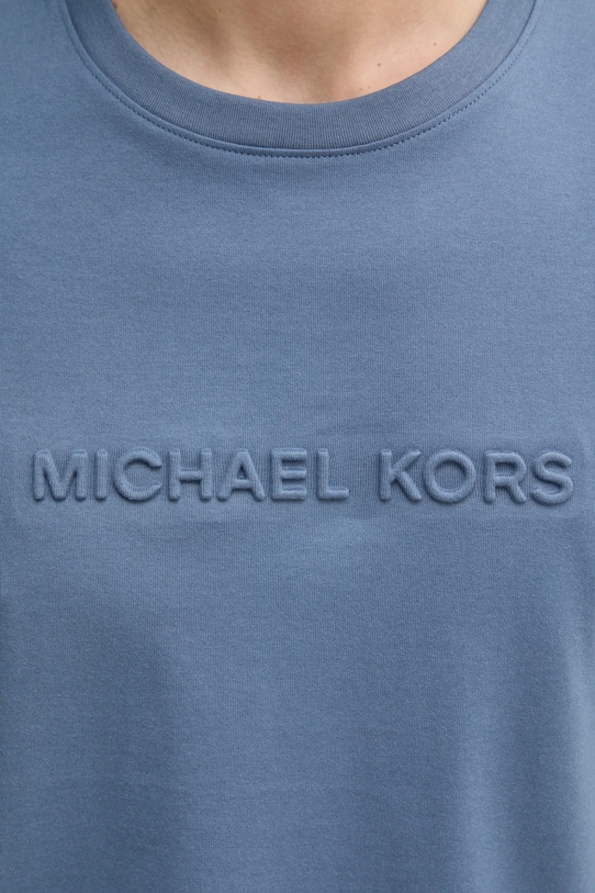 Michael Kors t-shirt bawełniany CF4529H1V2 niebieski