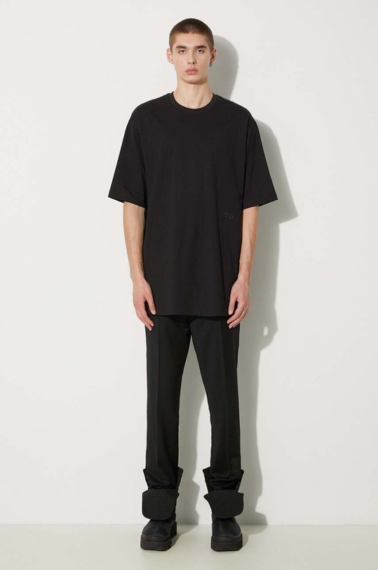 Y-3 cotton t-shirt Boxy Tee IW0071 black AW24