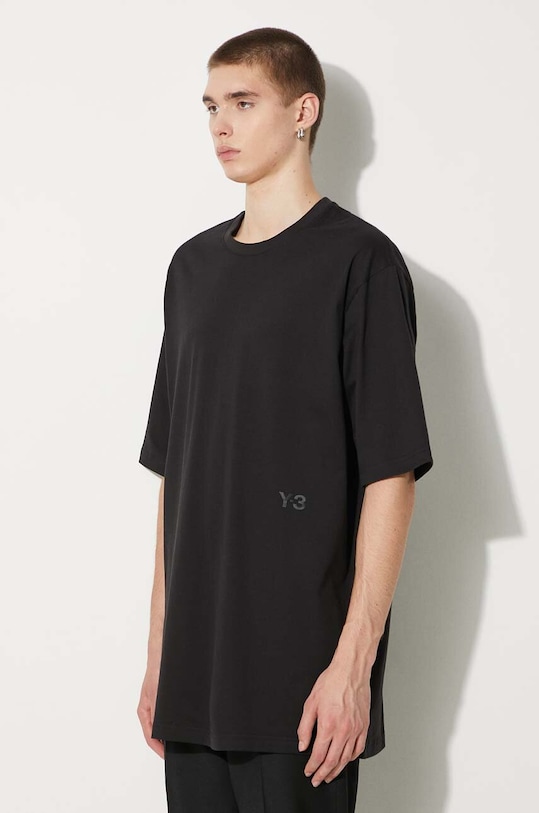 Y-3 cotton t-shirt Boxy Tee black IW0071