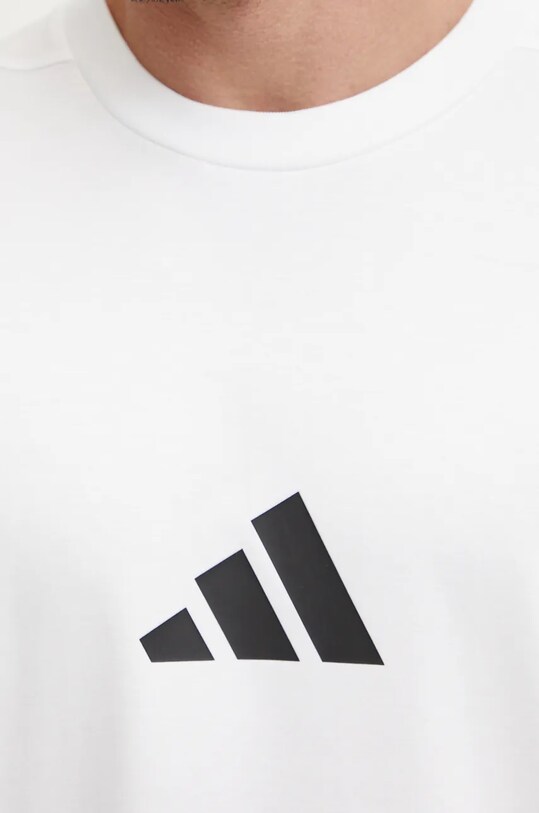 adidas t-shirt bawełniany Z.N.E. JE3078 biały
