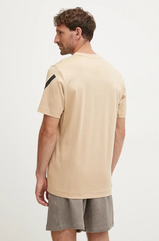 Одежда Хлопковая футболка adidas ZNE JF2453 бежевый