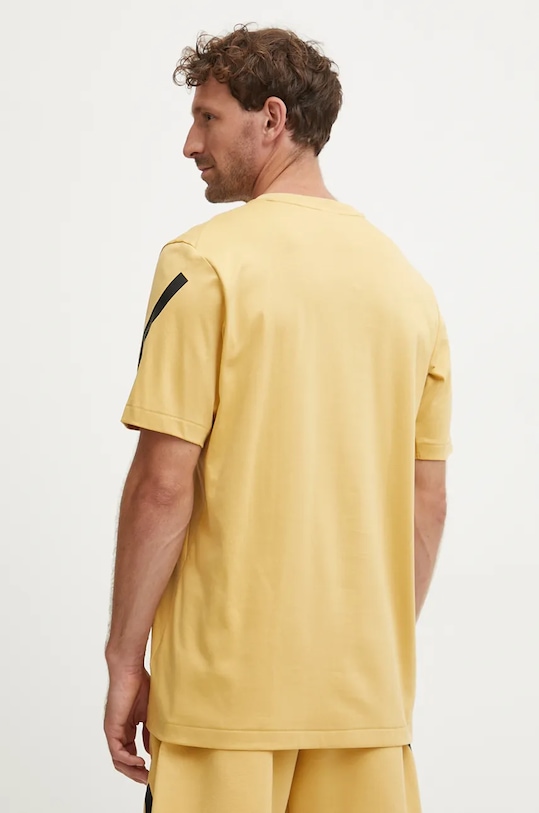 Одяг Бавовняна футболка adidas ZNE JF2458 жовтий
