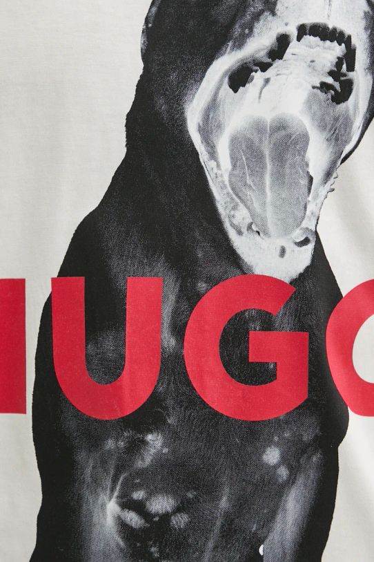 HUGO tricou din bumbac 50523979 alb